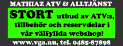 ATV, mopeder, Fyrhjuling, cyklar, maskiner