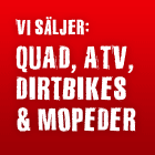 ATV, Mopeder, dirtbikes, kläder, skor